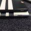 Leather Black and White Stripes Simple and Stylish Case for iPhone