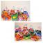 Magical customizable baby kids sewing puzzle shape change handbag toys