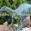 Giant moving mechanical animated dinosaur from jurassic park builder