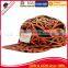 new product 5 panel flat brim hip hop cap