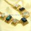 European and American big retro fashion chain necklace exaggerated accessories false collar