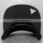 2016 latest design your own 100% cotton patch faux leather snapback cap