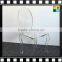 2016 Round Back Colorfu/clearl Acrylic dining chair for wedding in home/hotel/restaurant From China