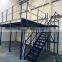 Structural steel mezzanine flloor