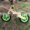 Wholesale China plywood bright green color wooden balance bike, balance bike for kids                        
                                                Quality Choice