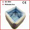 6P Phthalate free PVC inflatable foot bath tub custom logo for promotion