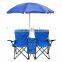 2015 high quality Umbrella Table Cooler Fold Up Beach Camping Chair