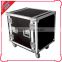 storage case road case with wheel/ butterfly latch/ recessed spring handle