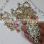 Colorful Peacock Metal Diamond Ring Holder For Mobile Phone