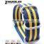 Wholesale Custom Fashion Customize logo printing Nylon Watchband 20mm 22mm