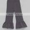 Hot sale classical Solid color 100% cotton girls ruffle pants