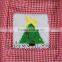 Pretty X-mas tree hand smocked night dress