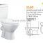 European bathroom washdown two piece toilet water closet wc toilet