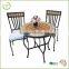 coffer tables and chairs for events-3pc mosac bistro set with cushion