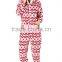 OEM Coral Fleece Nordic Onesie Ladies Luxurious Spotted Jumpsuit