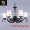 Iron-art Ceiling Hanging Light China Lighting Factory Chateau Light Factory