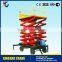 Heavy Duty not portable Travelling Electric Hydraulic Scissor Lift Table