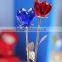 Beautiful Crystal rose Crystal valentine's gift wedding Gift Home Decoration