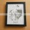 bulk wholesale baby girl picture black plastic photo frame for funeral decoration