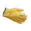 cow grain leather gloves