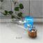 500ml wide top pyrex glass water bottle with bamboo top