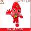 custom cheap plush soft mascot doll toy for sports meeting