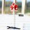 Hot selling cute cheapest grass hair pin kid christmas hair clip