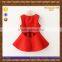 latest beautiful casual children pretty red girls dress