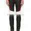 Get Yourself a Pair of These Mens Black Leather Pants Online With Color Block Red And White Panels