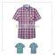 High quality men shirts pattern cotton plaids poplin men designer check latest new model shirts