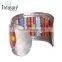 Fashion jewelry hot selling vintage style colorful little bead wide alloy cuff bangle