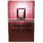 leather red wine box for double bottle