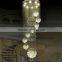 LED Hanging Light,Round Crystal Chandelier For Villa Ceiling