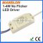Factory supply constant current no flicker LED driver ic and 3W LED driver circuit from 1W to 60W