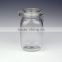 Wholesale Health Food Square Clear Glass Storage Jar With Clip Glass Lid