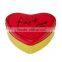 Customized heart shape candy tin gift tin boxes, made of tinplate