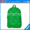 600D fabric green color wholesale price school products kids backpack