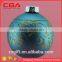 Glass ball with decorative flowers for christmas decorations
