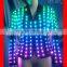 TC-019 Wireless DMX512 LED Tron dance jacket, LED party suit