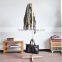 Home clothing display rack wooden Flooring stand children clothes display shelf
