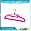 fabric hanger multifunctional deluxe flocked pants hanger clothes rack/fabric hanger for shirt