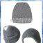 tuck back Monochrome knitted beanie hat/beanie hat knitting pattern/100 acrylic beanie