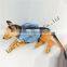 Hot hot Dog Backpack dog saddle pet carrier hand free waste bags set