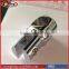 Glass shower enclosure door stabilizer bar glass hanger clamp
