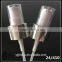 Aluminum Lotion Pump 24/410 Metal Pump Screw Cream Pump For Cosmetic Packaging