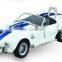 Die cast car 1 32 scale alloy model car Shelby Cobra with light sounds wholesale diecast cars custom logo