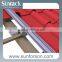 solar railing system stainless steel hook pv mounting rails