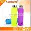 Wholesale high borosilicate frosted glass sport water bottle