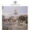 Outdoor villa garden design marble stone outdoor horse water fountain