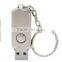 custom metal usb pendrive with free keychain in hot selling